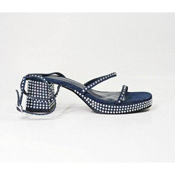 BCBGeneration Lissena-2 Women's Rhinestones Platform Sandals Size 8.5 MSRP $109 - Picture 2 of 7